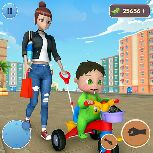 anime ibu ibu tunggal sim 3d