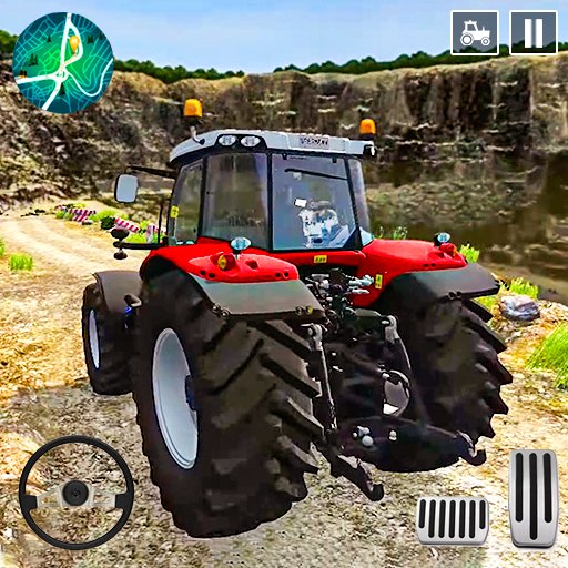 Big Tractor Driving Game 2023