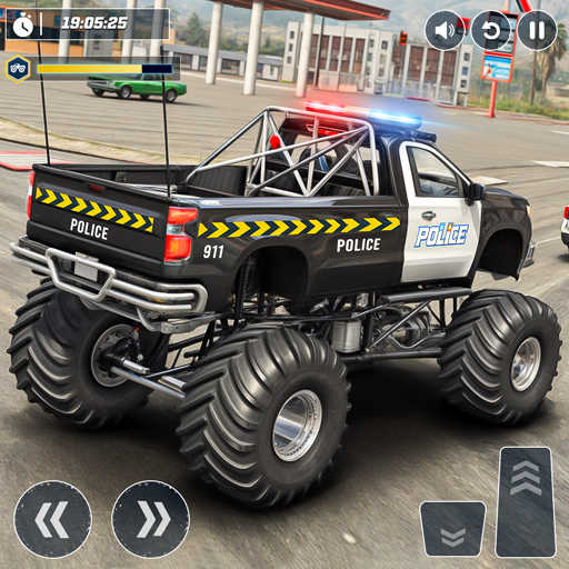 Police 4x4 Monster Truck Games