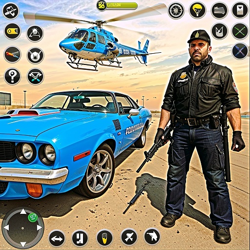 Polizeiauto-Spiel Polizeispiel